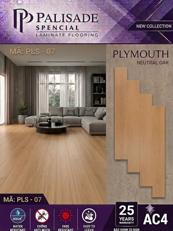 Sàn gỗ Palisade PLS-07 Plymouth Neutral Oak